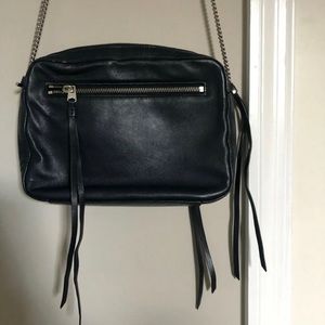 AllSaints Leather Chain Purse